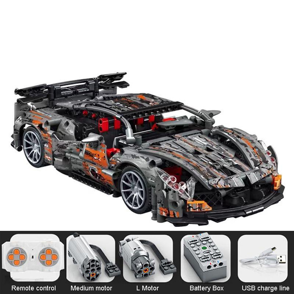 New 1142pcs MOC Super Sport Racing Car Model Building Block Brick ...