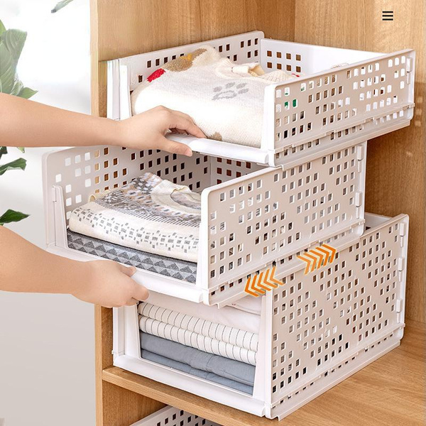 Layered Partition Drawer Type Storage Artifact Dormitory Wardrobe