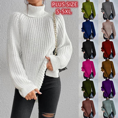 blouse, knitted, Plus Size, long sleeve sweater