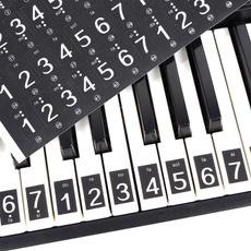 pianosticker, portablesticker, keyboardsticker, Musical Instruments