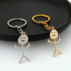Steel, Funny, keychainskeyring, Stainless