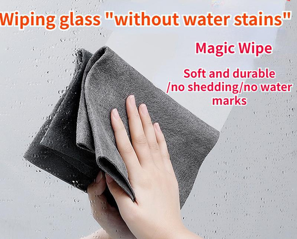 Buy one get one free！！Magic wipe wipe glass cloth without leaving marks ...