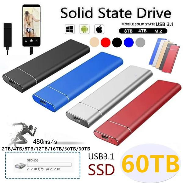 SSD Mobile Solid State Drive Mini disque externe portable 4 To USB