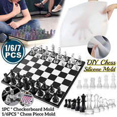 chessmold, Chess, Crystal, Silicone