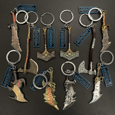 thorhammer, Key Chain, godofwarkeychain, Gifts