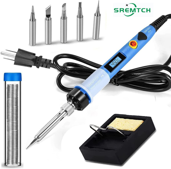 Soldering iron kit, 80W soldering gun,9in1 solder iron kit tool with