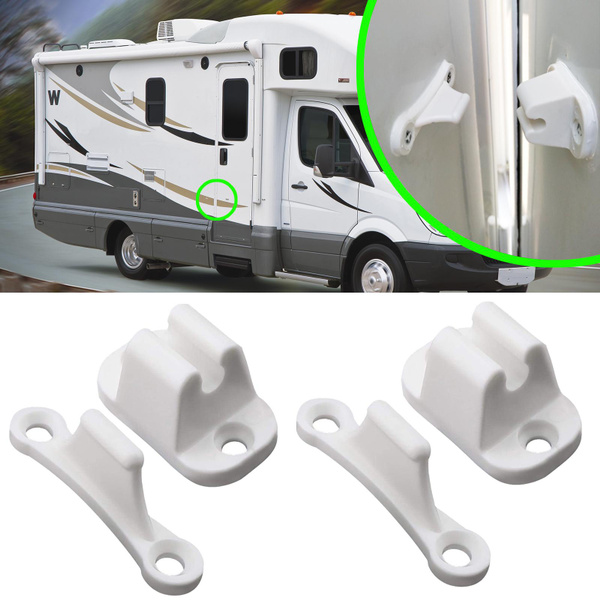 RV Camper Door Push Retainer Catch Stay Clip Spacer Holder Stopper For