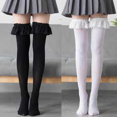Hosiery, Lace, Japanese, longsock