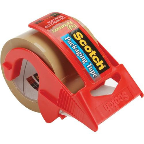 (Tan Tape, Tan) - Scotch Packaging Tape Heavy Duty With Dispenser 50 ...