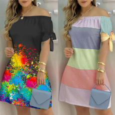 print dress, Mini dress, Women's Fashion, Party Dress