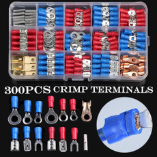 Electric, crimpwireconnector, ringspadeterminal, terminalskit