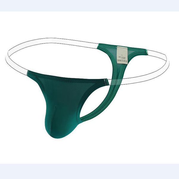 Men's Sexy Panties Transparent V-string Minimal Underwear Small Men's ...