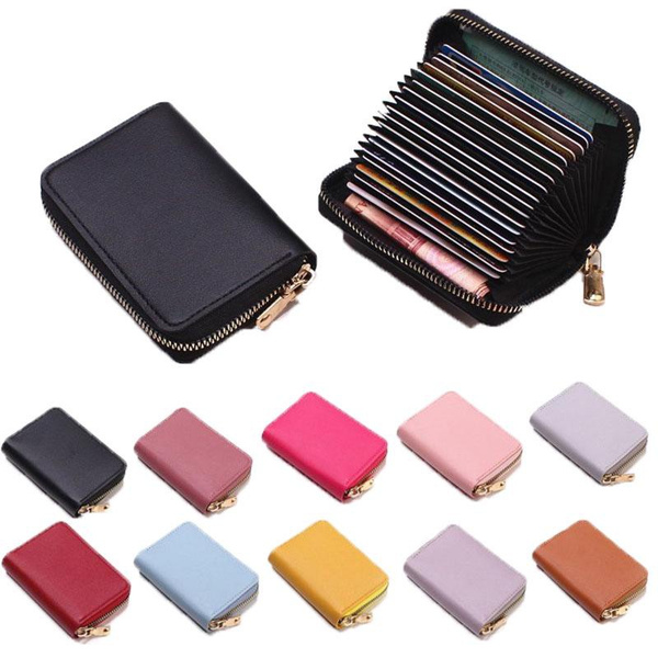 Women Business Card Holder Purse ID Card Credit Card Holder Wallet Wish