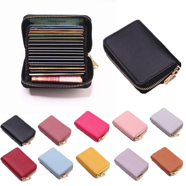 Women Business Card Holder Purse ID Card Credit Card Holder Wallet Wish