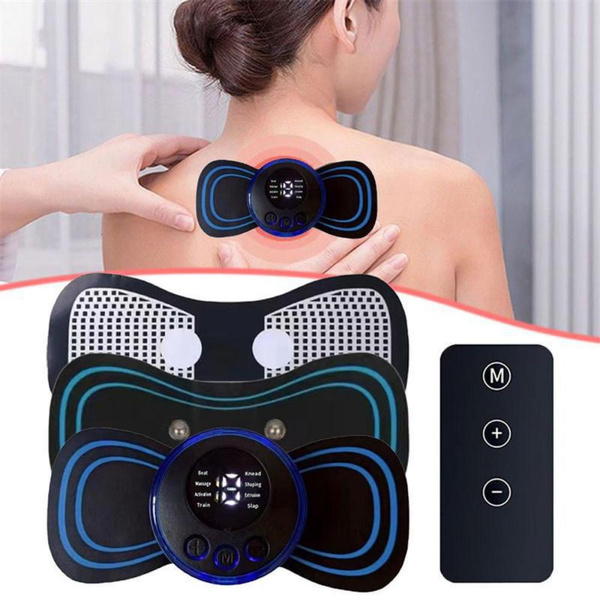 Ems Mini Massage Device Electric Neck Back Massager Cervical Massage