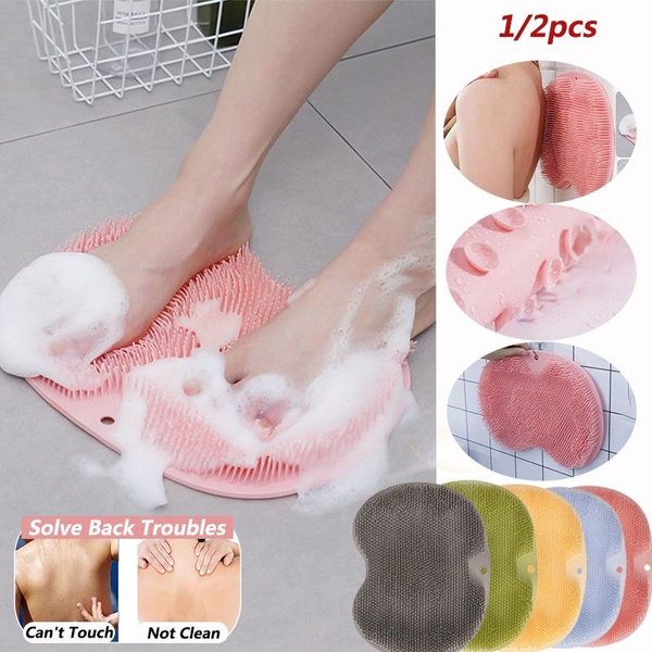 Shower Foot Scrubber Massager with Non Slip Suction Cups