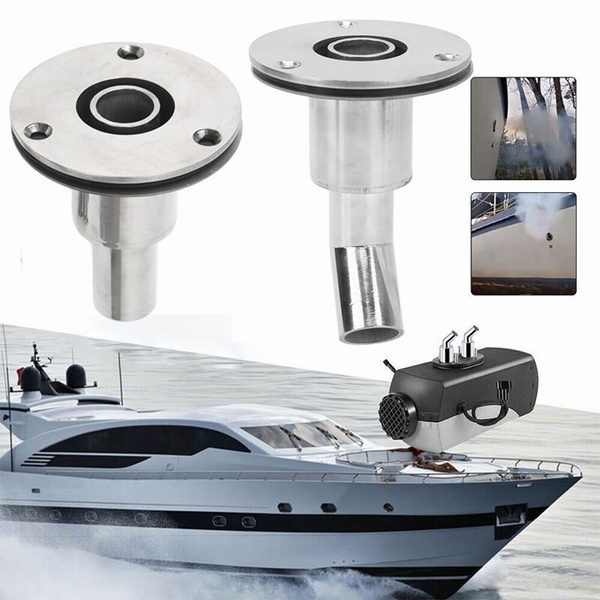 Hull Exhaust Fittings, 0.9in Hull Exhaust Fittings Stainless Steel Heat