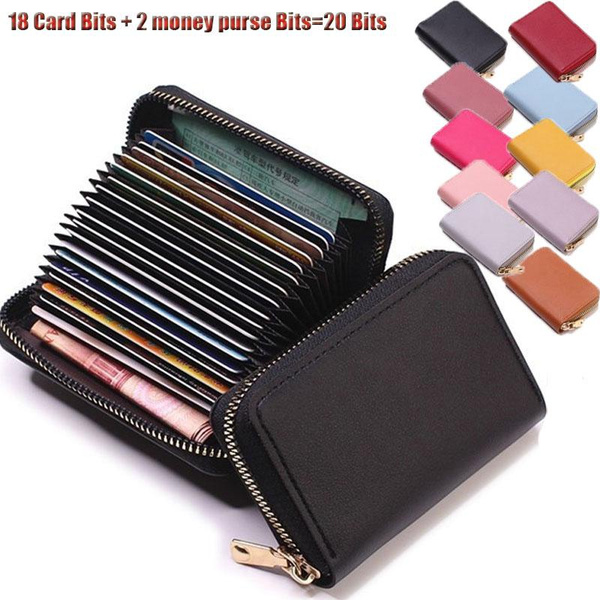 Women Business Card Holder Purse ID Card Credit Card Holder Wallet | Wish