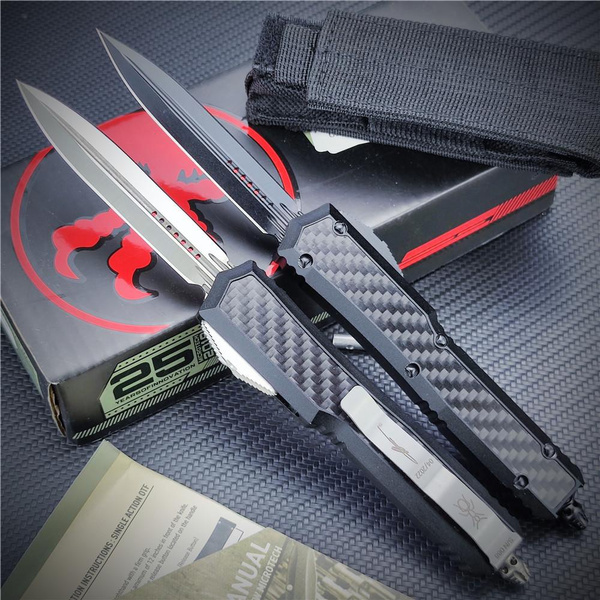 Microtech Makora II OTF Spring Assisted Knife OTF Double Action
