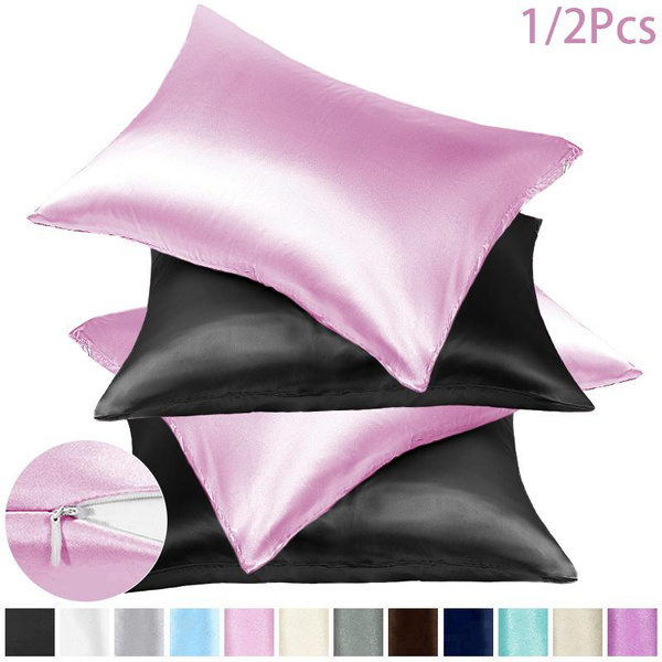 Stain Silk Pillowcase for Hair and Skin,Cooling Silk Pillow Case with