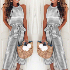 Summer, Women Rompers, Shorts, Halter