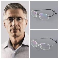 titanium, unisex, presbyopic, Reading Glasses