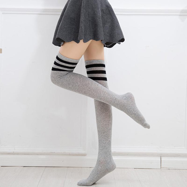 Over Knee Thigh Socks Knee-High Warm Stocking Women Boot Sock Leg ...