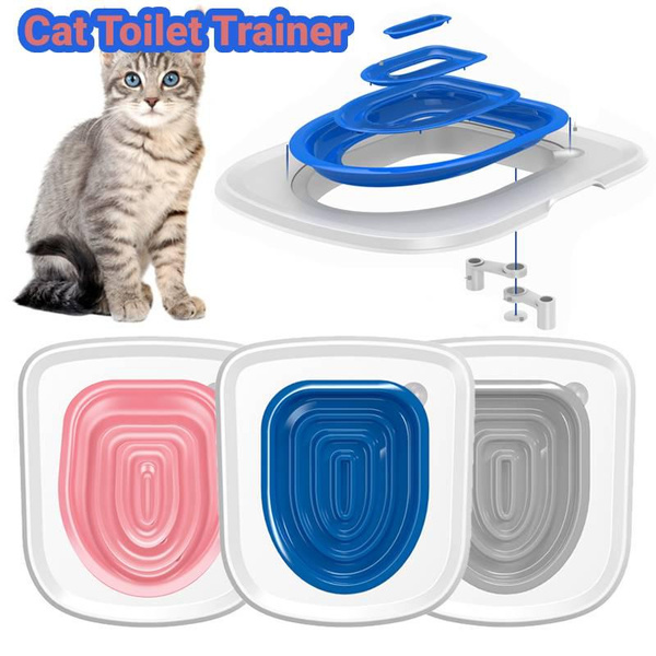 Teaching a cat outlet to use the toilet