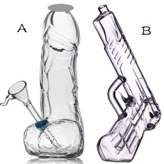 glasswaterpipe, recycler, pistoldabrig, glassdabrig