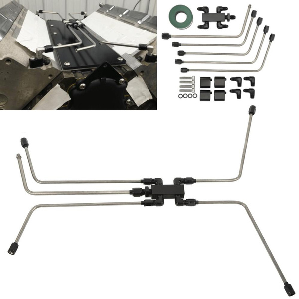 Complete Coolant Crossover Steam Vent Kit Stainless Steel For Ls1 Ls2