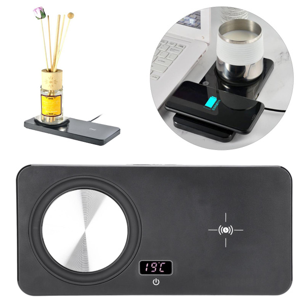 Coffee Mug Warmer 2 In 1 Phone Wireless Charger, Smart Electric ...