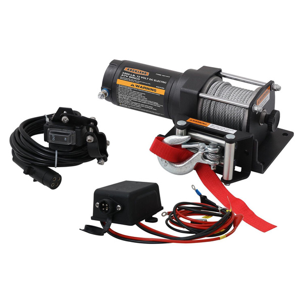 Rockland VMI03 3,500 Pound 12 Volt DC Electric Integrated ATV Winch