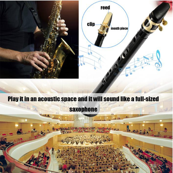 Mini Portable Saxophone Little Saxophone Black Pocket Sax With Carrying Bag  Woodwind Instrument Musical Accessories