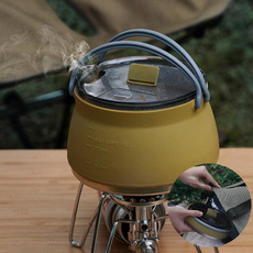 Coffee, siliconekettle, folding, camping