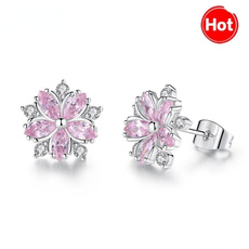 cherryblossomearring, pink, Flowers, Jewelry
