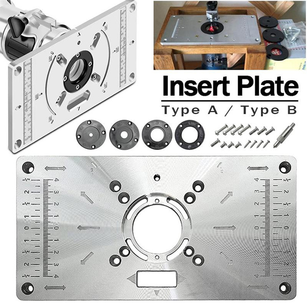 Router Table Insert Plate Aluminum Router Insert Plate Woodworking
