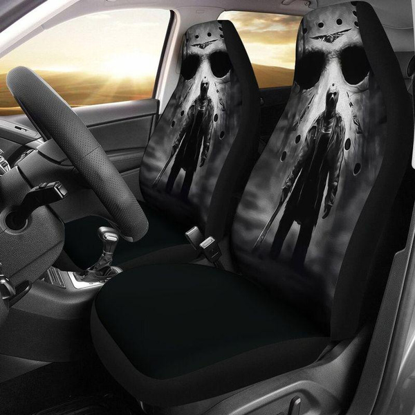 Horror Jas0n V0orhees Halloween Movie Character Car Seat Covers Frjday ...