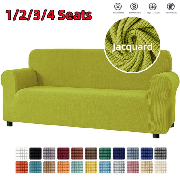 Thick Jacquard Fabic Sofa Cover Elastic Stretch Couch Cover Sectional L