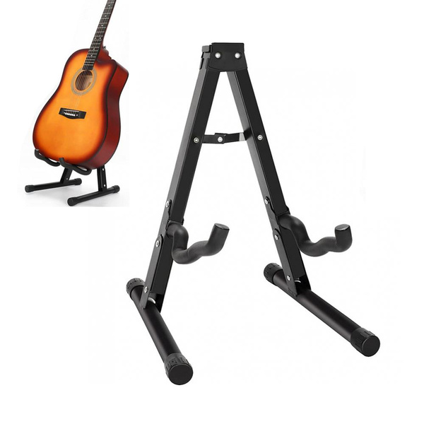 Universal Black A Frame Floor Stand Folding Guitar Stand for Acoustic ...