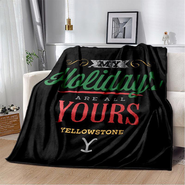 This Is My Yellowstone Watch Blankets Throw Blankets Dutton Ranch