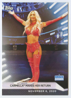WWE, 2021wrestlingcard, Wrestling, carmella