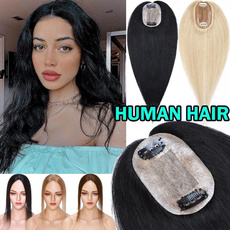 hairtopperwithoutfringe, silk, clip in hair extensions, Hair Extensions