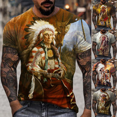 Mens T Shirt, Fashion, Personalized T-shirt, Tribal