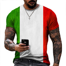 Funny T Shirt, Italy, Slim T-shirt, Sleeve