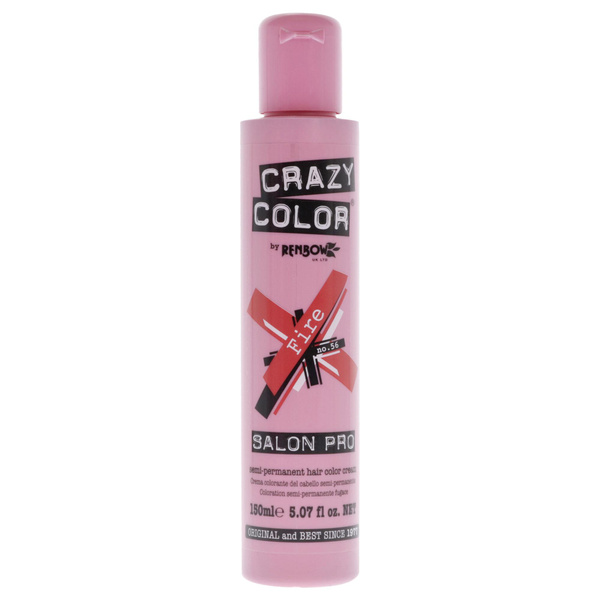 Crazy Color Salon Pro Semi Permanent Hair Color - 56 Fire by Crazy Color  for Women - 5.07 oz Hair Color