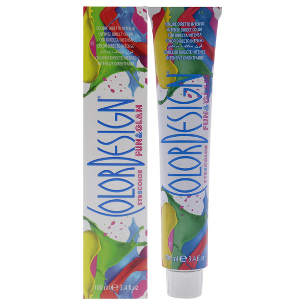Fun and Glam DemiPermanent Hair Color Clear Gloss by ColorDesign for Unisex 3.4 oz Hair