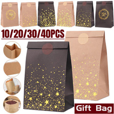 kraft, Christmas, party bags, Gift Bags