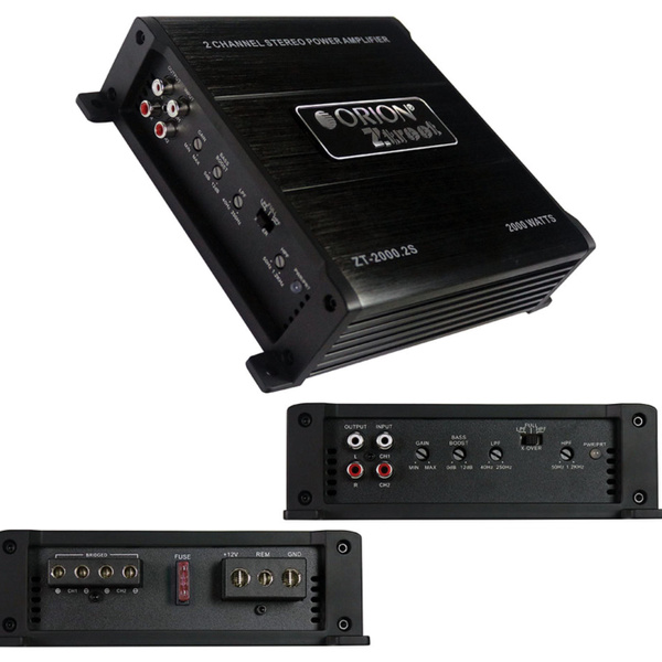 ORION ZT2000.2S ZT 2CHANNEL CLASS AB COMPACT CAR AUDIO AMPLIFIER