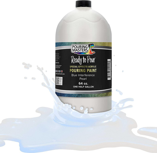 Pouring masters blue interference pearl special effects pouring paint