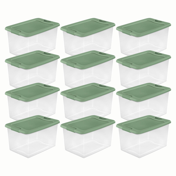 Sterilite Crisp Green Storage Tote